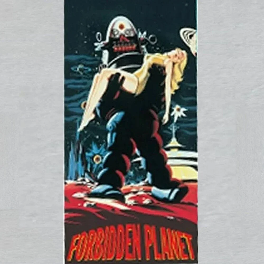 Forbidden Planet Beach Towel Measure 30 x 60 In